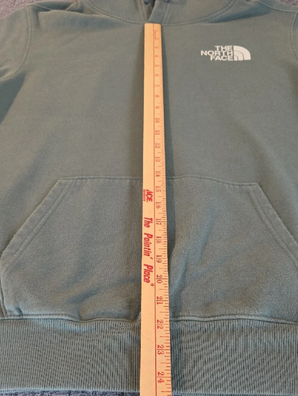 The North Face Men's Hooded Sweatshirt in Slate Green